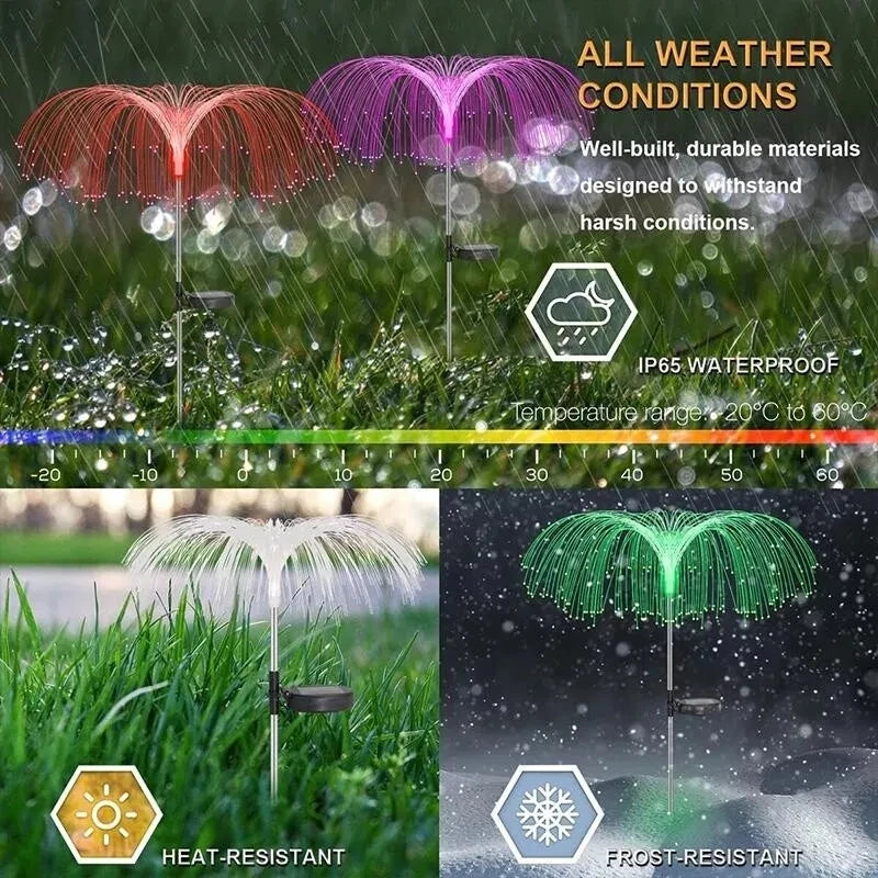 GlowTide Solar Jellyfish Lights